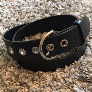 Coach Black Leather Belt